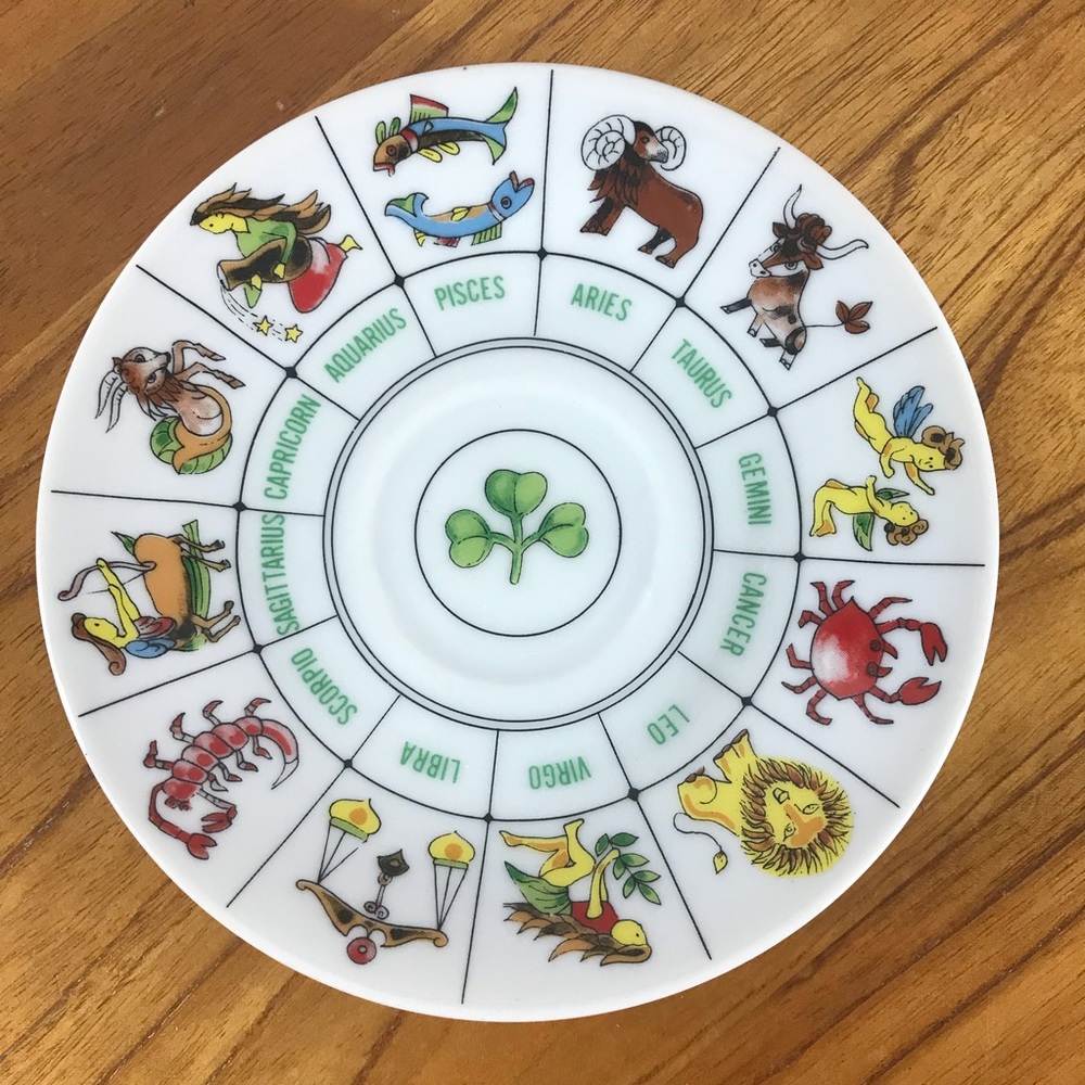 Vtg. Tea Leaf Reading Teacup and Saucer - Picture 4 of 6